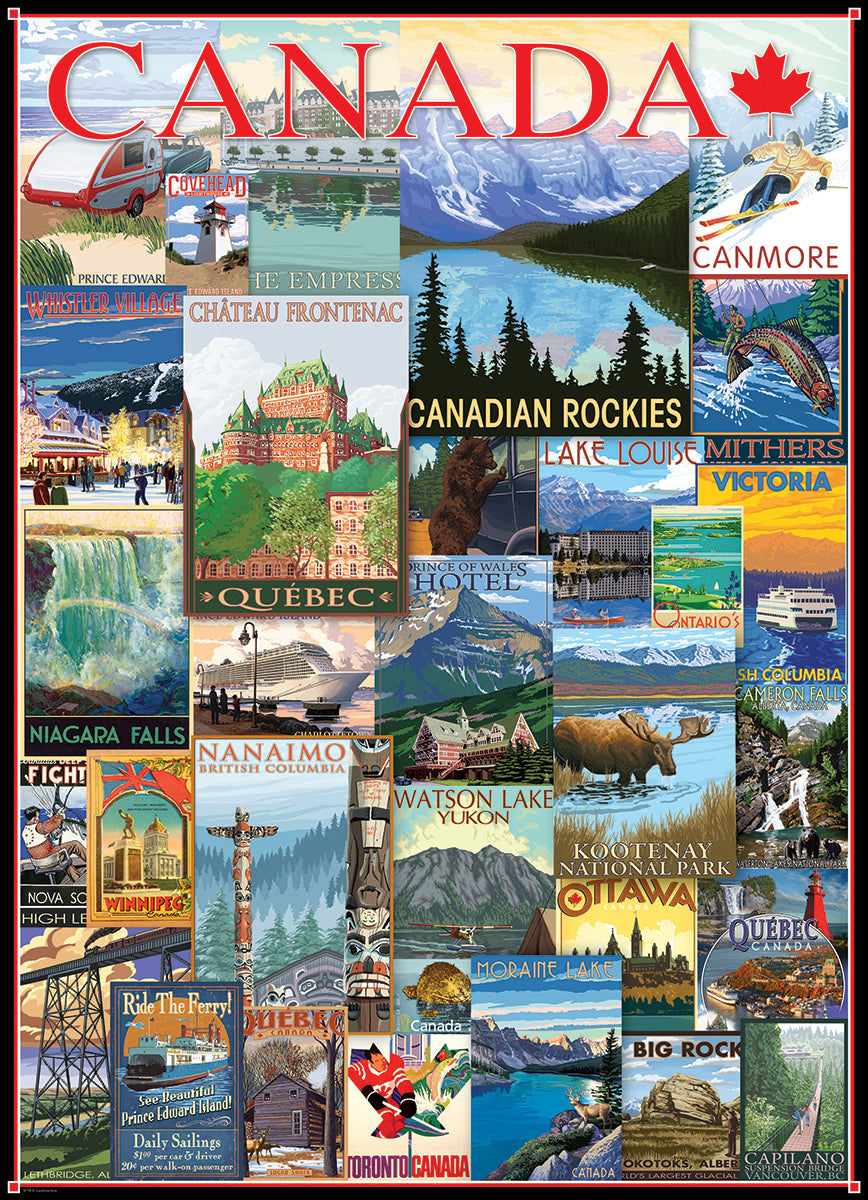 Travel Canada Vintage Posters