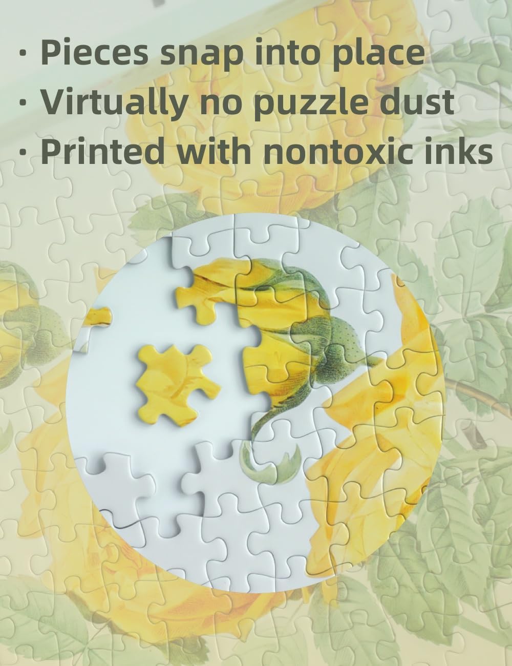 The Bible of Roses (Yellow) - 500 Pieces - Jigsaw Puzzle