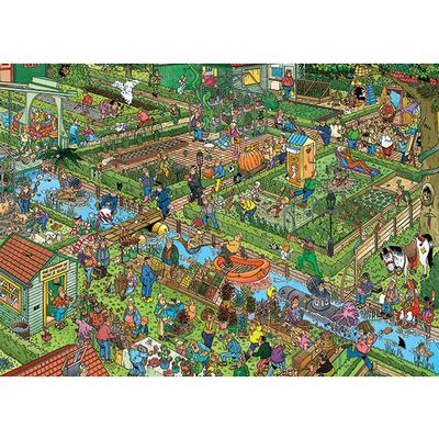 The Vegetables Garden, Jan van Haasteren, 1000 Pieces Puzzle