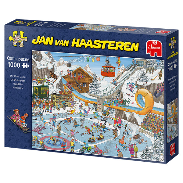Winter Games, Jan van Haasteren, 1000 Pieces Puzzle