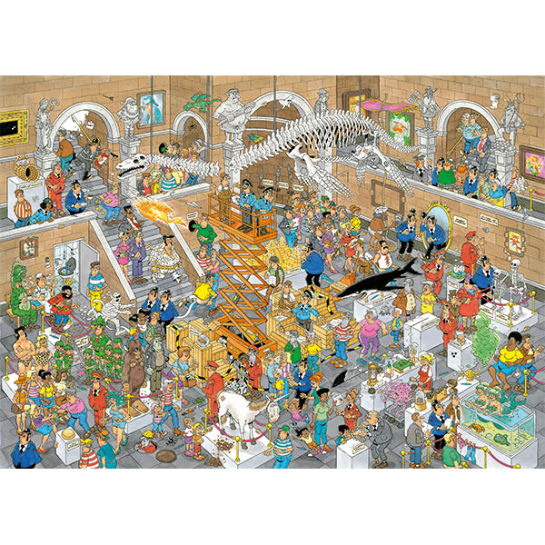 Rembrandt's Studio / Gallery of Curiosities, Jan van Haasteren, 2X1000 Pieces Puzzle