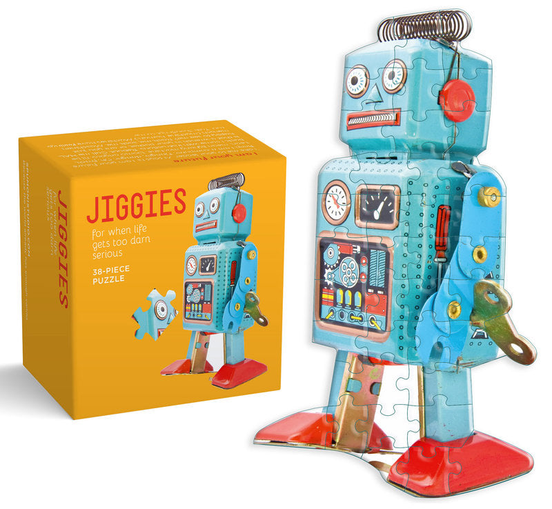 Robot Jiggie Puzzle 38 Piece – Little Puzzle