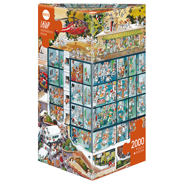 Emergency Room, Jean-Jacques Loup, 2000 Pieces Puzzle