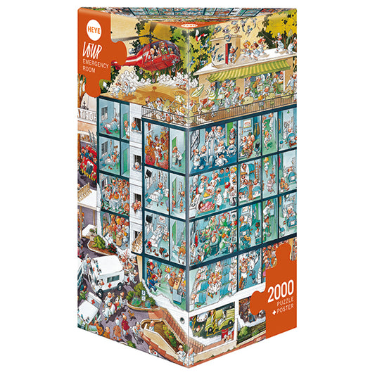 Emergency Room, Jean-Jacques Loup, 2000 Pieces Puzzle