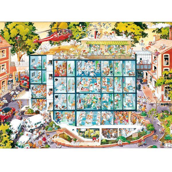 Emergency Room, Jean-Jacques Loup, 2000 Pieces Puzzle