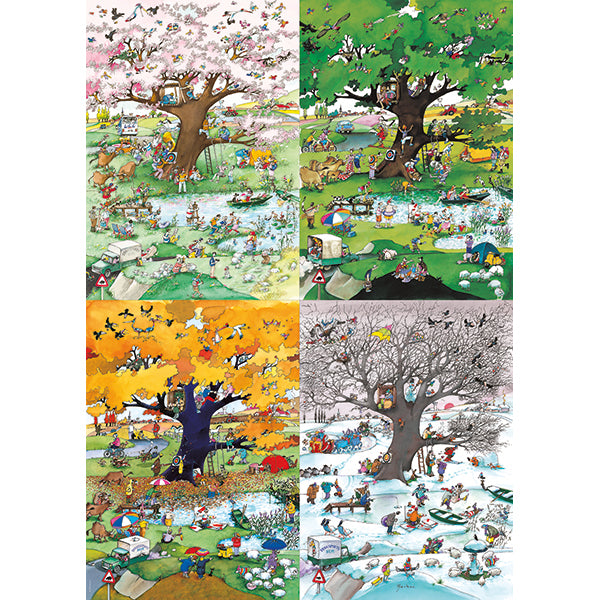 4 Seasons, Roger Blachon, 2000 Pieces Puzzle