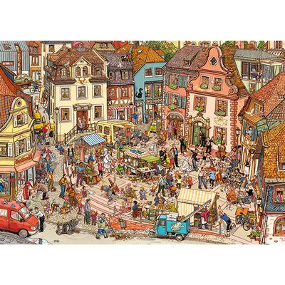 Market Place, Gobel & Knorr, 1000 Pieces Puzzle