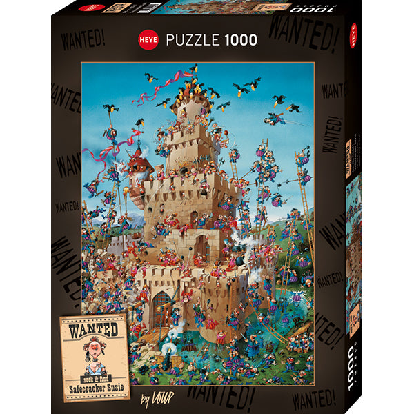 Safecracker Suzie, Wanted!, 1000 Pieces Puzzle | Little Puzzle