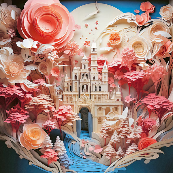 White Castle, Paper-Like, 1000 Pieces Puzzle