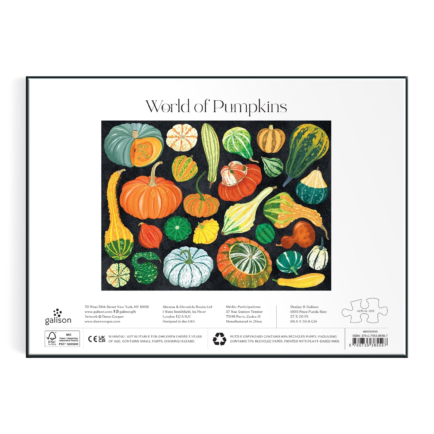 World of Pumpkins 1000 Piece Puzzle
