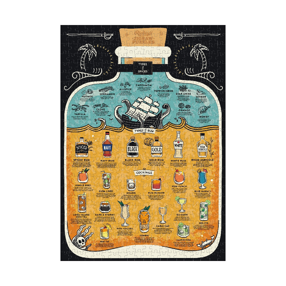 Rum Lover's 500-piece Jigsaw Puzzle