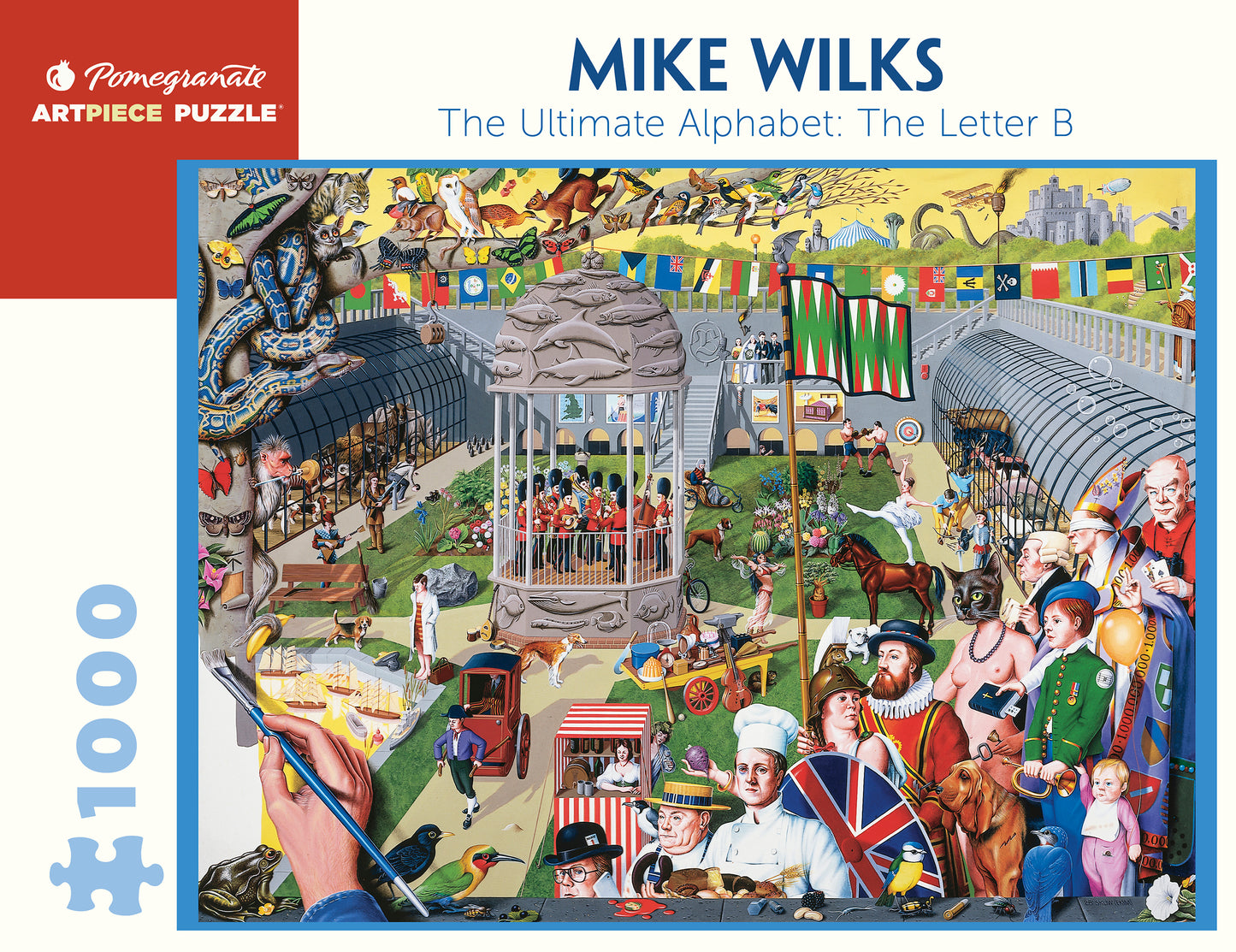 Mike Wilks The Ultimate Alphabet The Letter B 1000-piece Jigsaw Puzzle