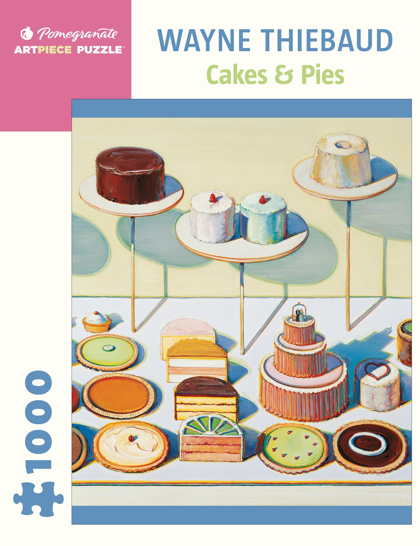 Wayne Thiebaud Cakes & Pies 1000-Piece Jigsaw Puzzle