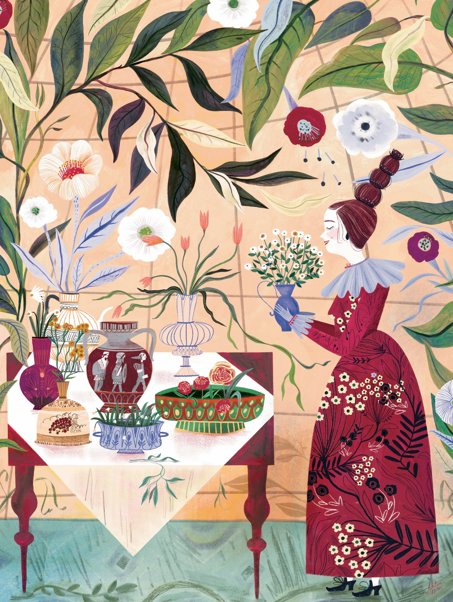 Plant Lady 1000 Piece Jigsaw Puzzle