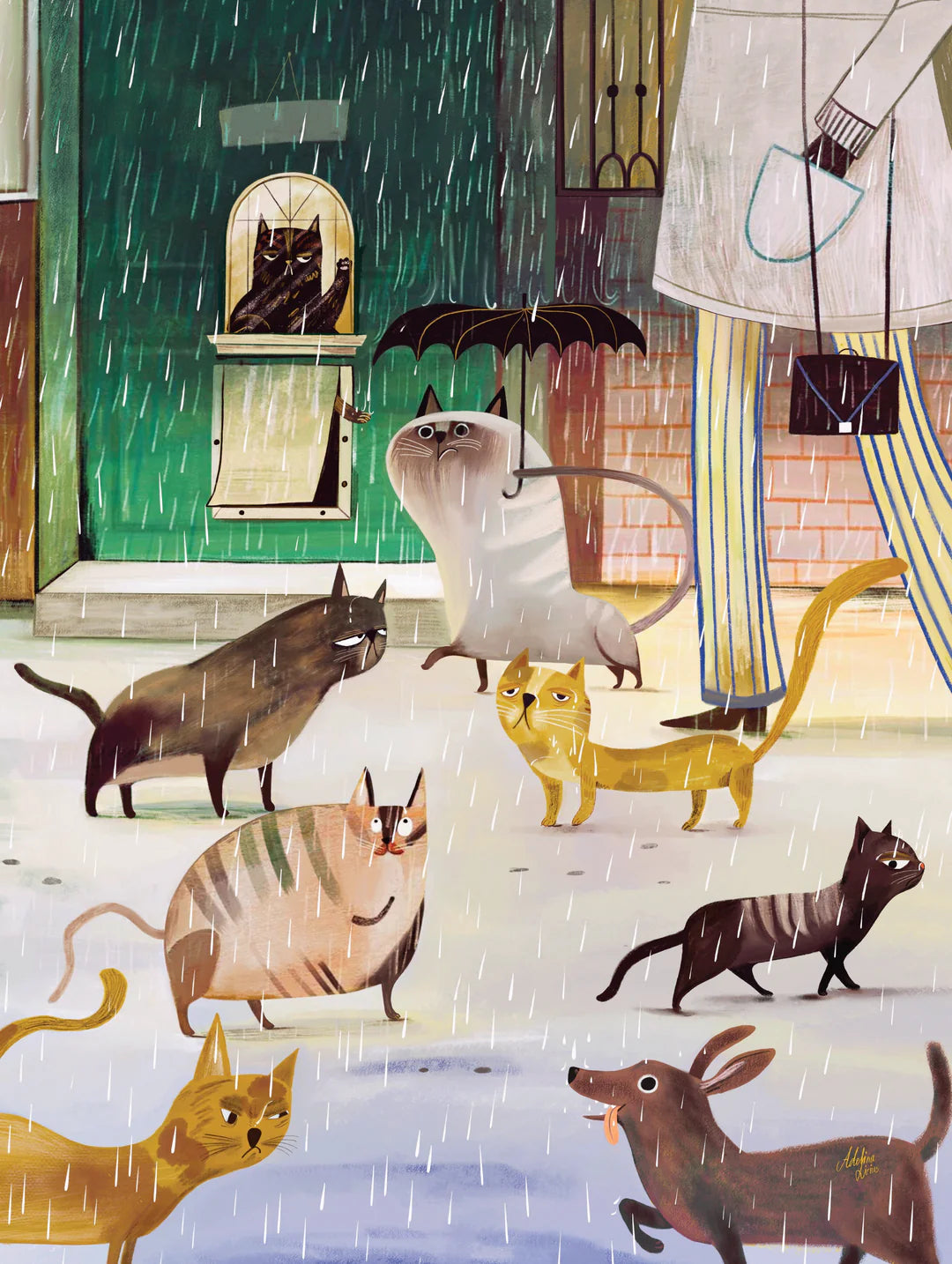 A Rainy Day 500 Piece Jigsaw Puzzle
