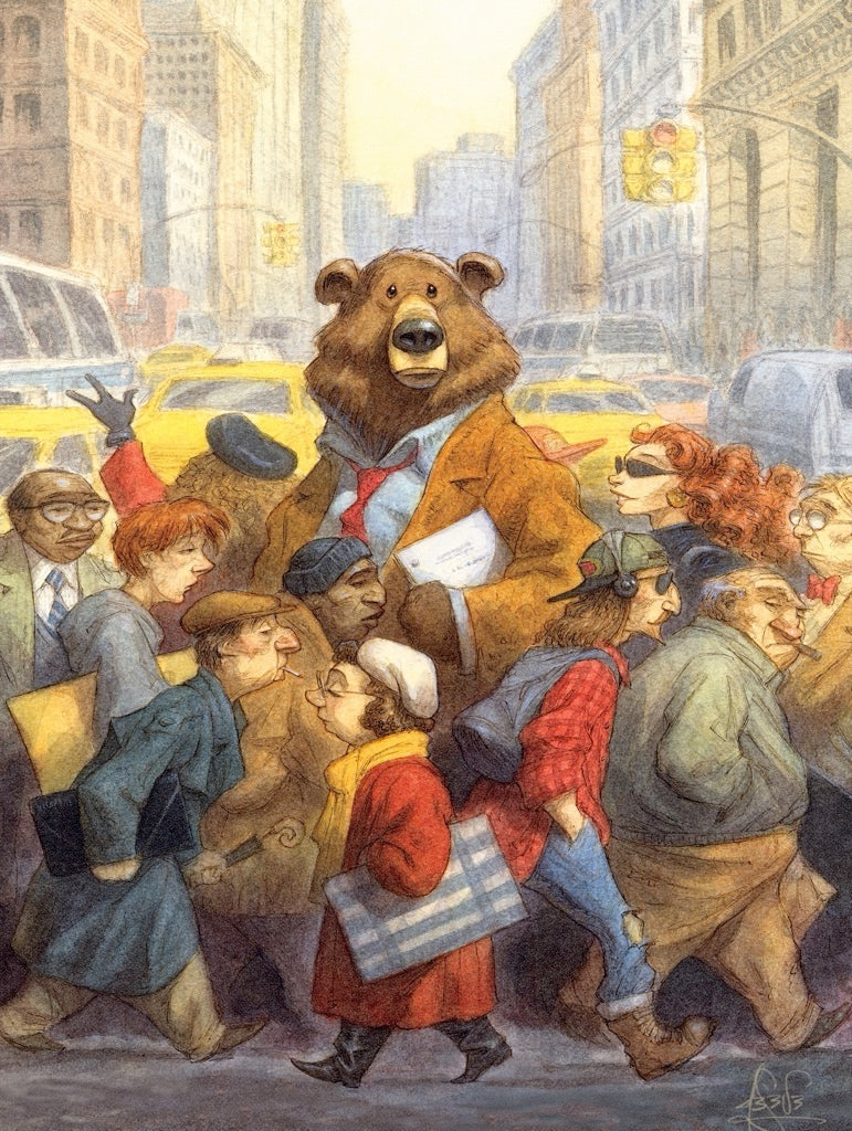 City Bear 1000 Piece Jigsaw Puzzle