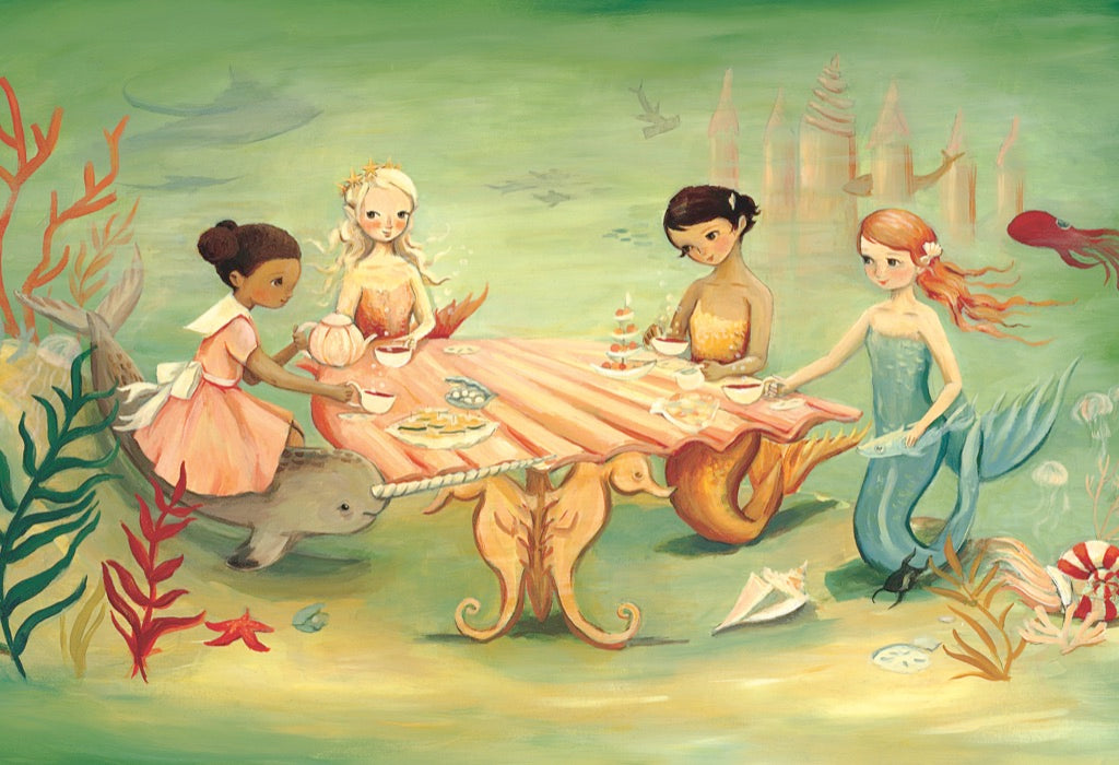 Mermaid Tea Party 60 Piece Jigsaw Puzzle