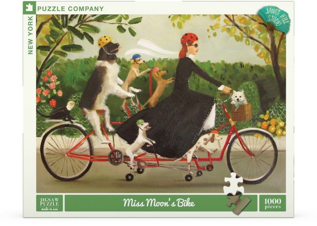 Miss Moon's Bike 1000 Piece Jigsaw Puzzle