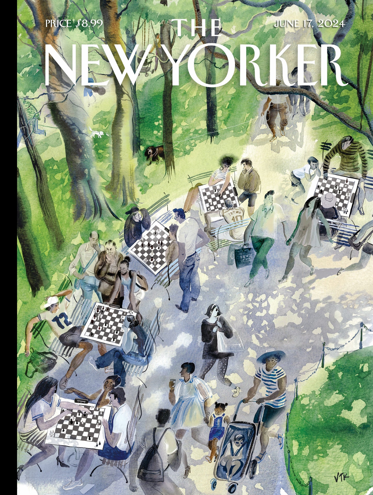 Pawns in the Park 1000 Piece Jigsaw Puzzle