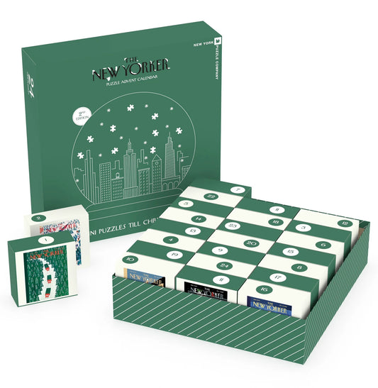New Yorker Advent Calendar 2nd Edition Set of 24 Mini Puzzles