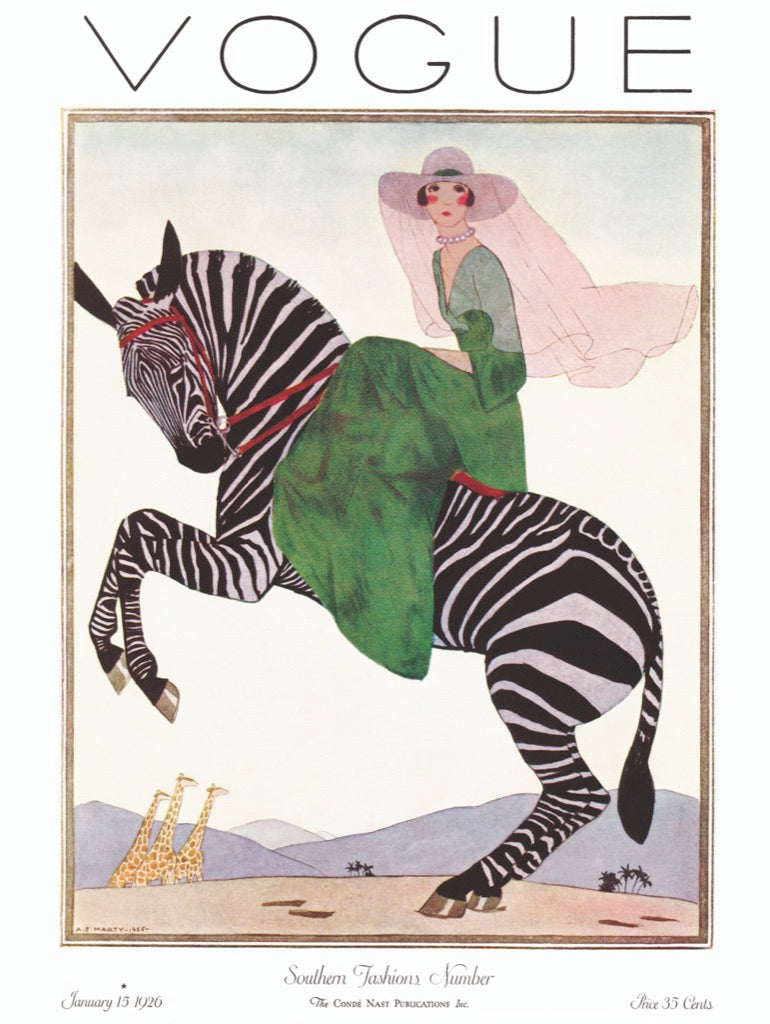 Lady on a Zebra 500 Piece Jigsaw Puzzle