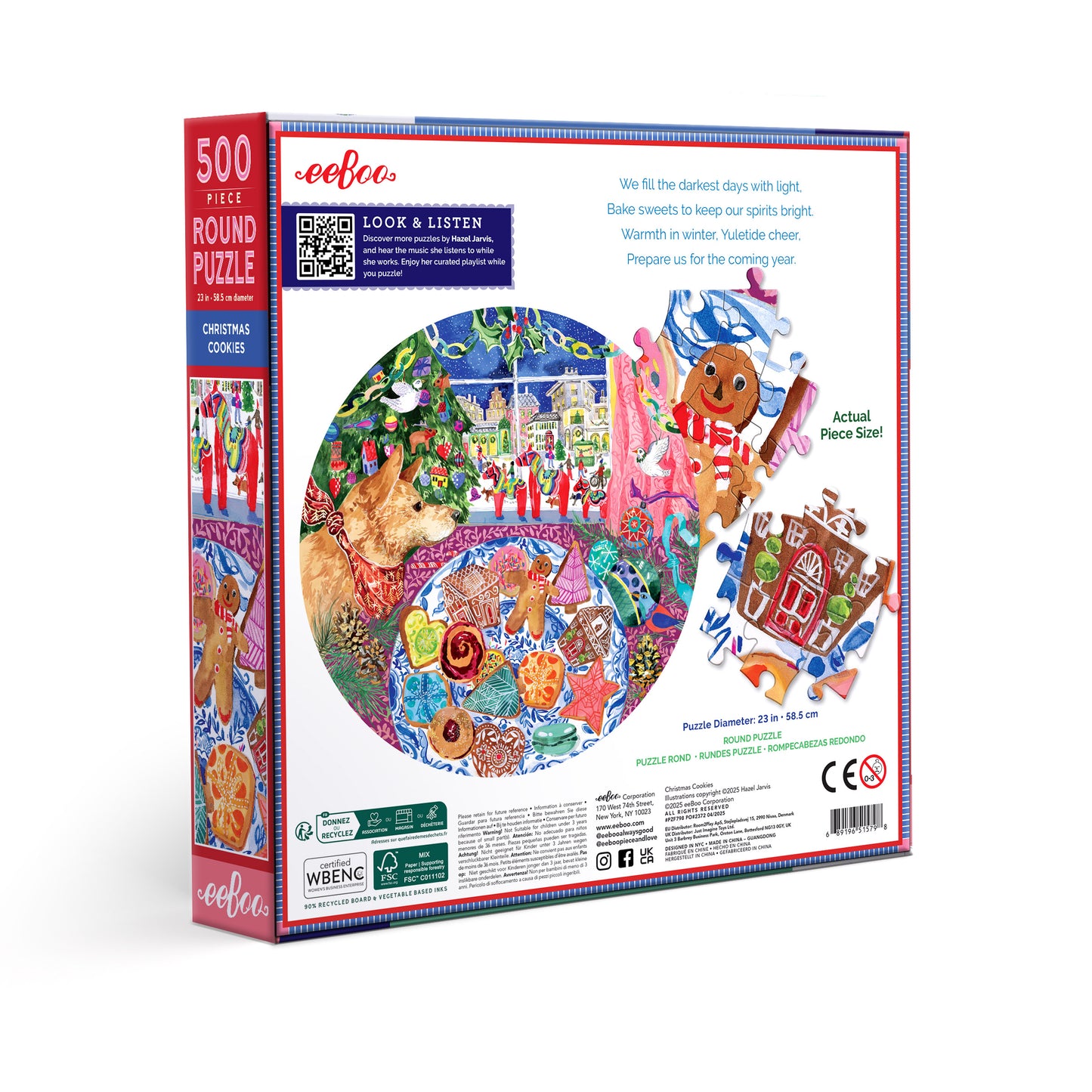 Christmas Cookies 500 Round Puzzle