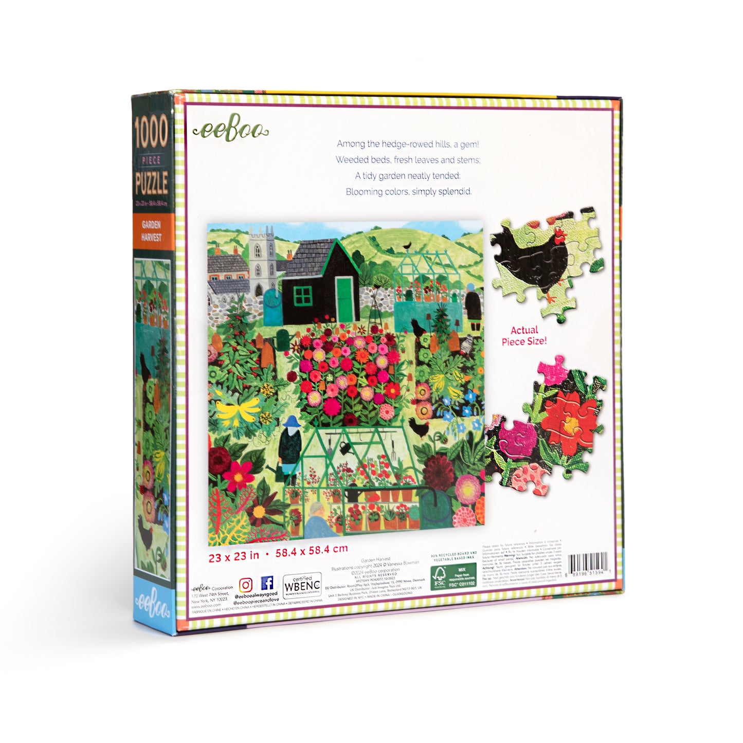 Garden Harvest 1000 Piece Puzzle