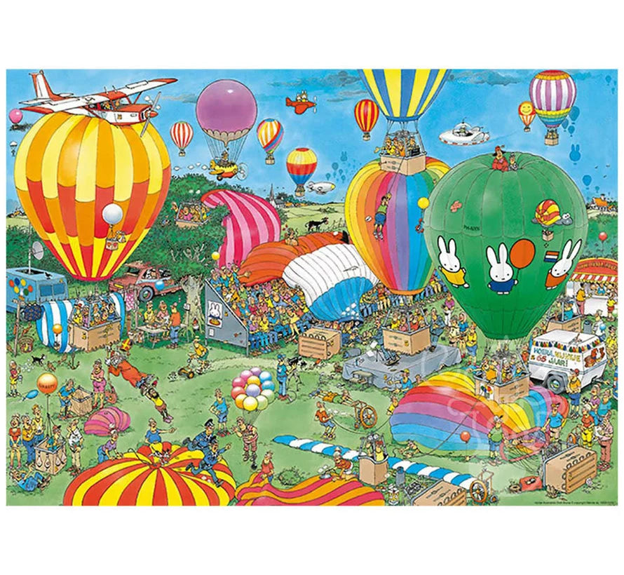 Hooray, Miffy 65 Years, Jan van Haasteren, 1000 Pieces Puzzle