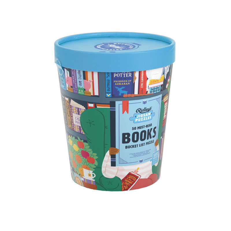 50 Must-Read Books of the World Bucket List 1000-Piece Puzzle