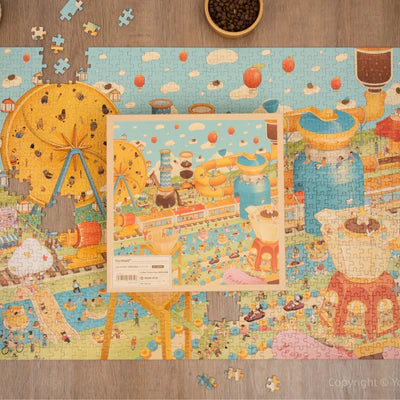 Coffee Theme Park - 1000 Pieces - Jigsaw Puzzle