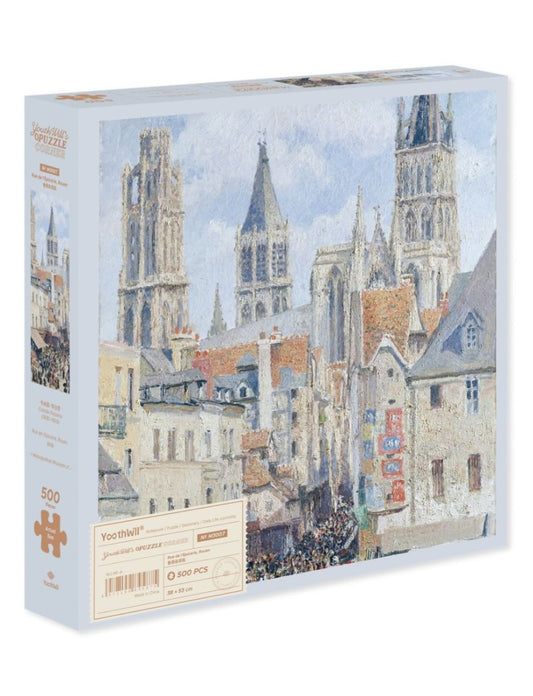 Rue de l'Epicerie, Rouen - 500 Pieces - Jigsaw Puzzle
