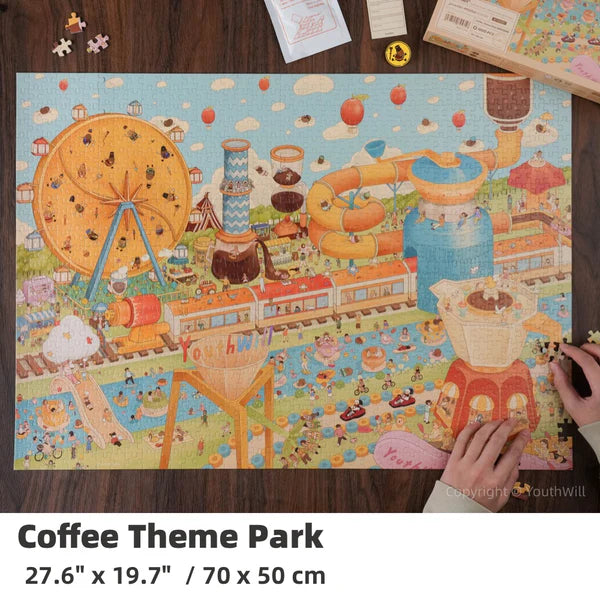 Coffee Theme Park - 1000 Pieces - Jigsaw Puzzle