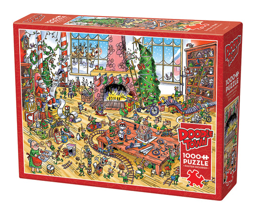 DoodleTown: Elves at Work | 1000 Piece