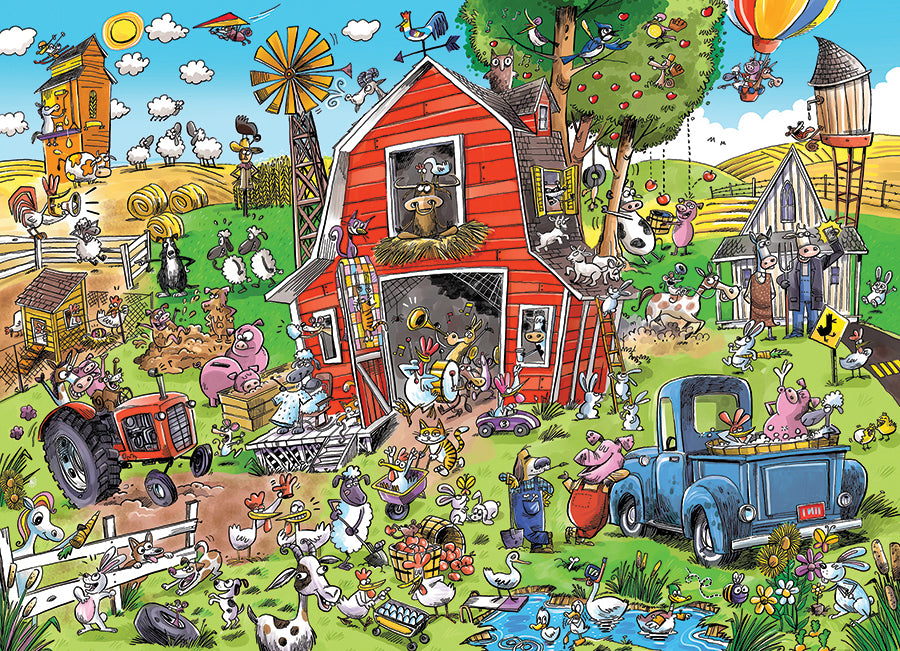 DoodleTown: Farmyard Folly | 1000 Piece