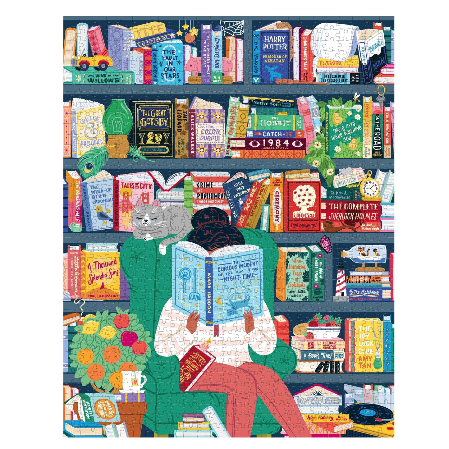50 Must-Read Books of the World Bucket List 1000-Piece Puzzle