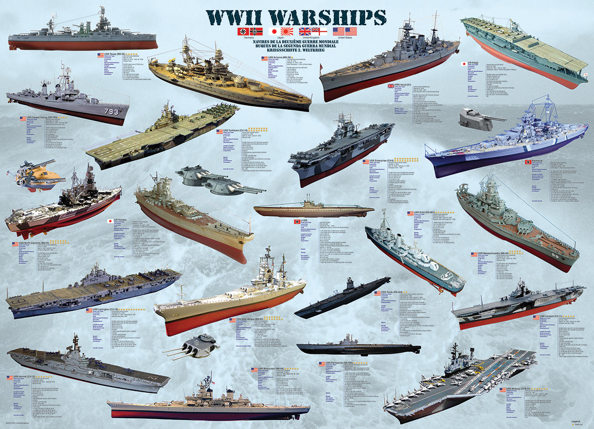 WWII War Ships