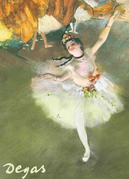 The Star Ballerina by Degas