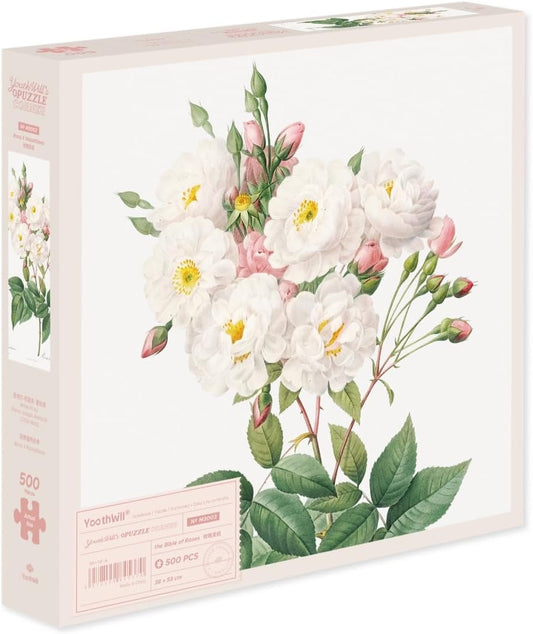 The Bible of Roses (White) - 500 Pieces - Jigsaw Puzzle