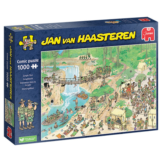Jungle tour, Jan van Haasteren, 1000 Pieces Puzzle