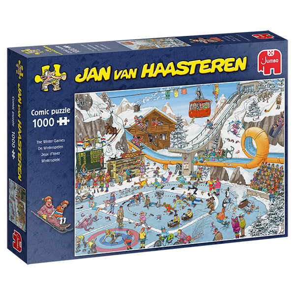 Winter Games, Jan van Haasteren, 1000 Pieces Puzzle