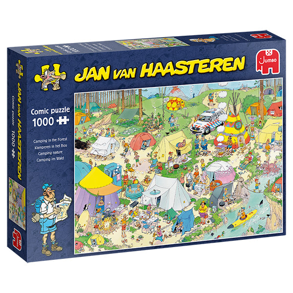 Camping in the Forest, Jan van Haasteren, 1000 Pieces Puzzle