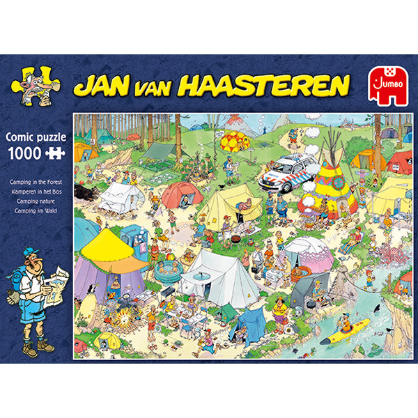 Camping in the Forest, Jan van Haasteren, 1000 Pieces Puzzle