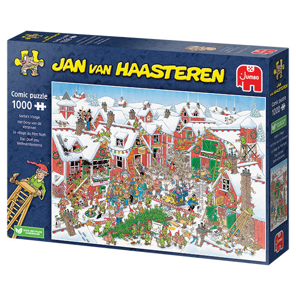 Santa's Village, Jan van Haasteren, 1000 Pieces Puzzle