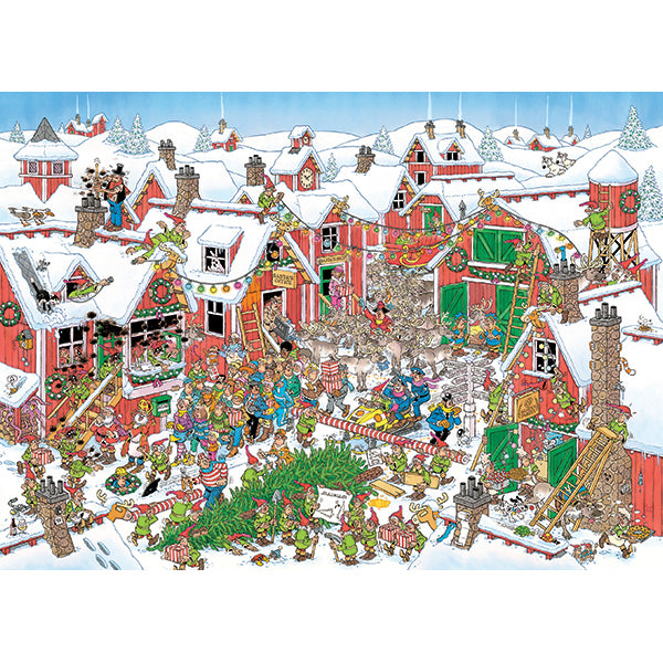 Santa's Village, Jan van Haasteren, 1000 Pieces Puzzle