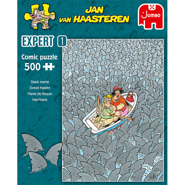 Shark Mania, JvH Expert 1, 500 Pieces Puzzle