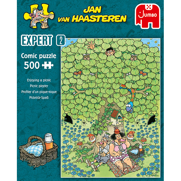 Enjoying a Picnic, JvH Expert 2, 500 Pieces Puzzle