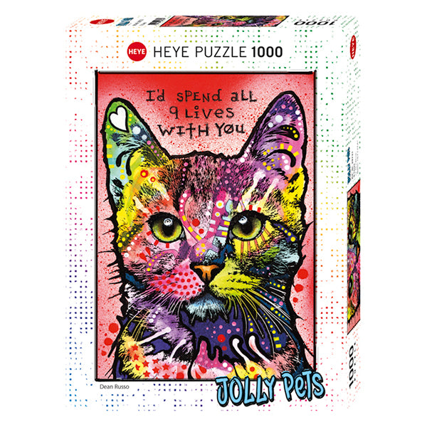 Jolly Pets, 9 Lives, 1000 Pieces Puzzle