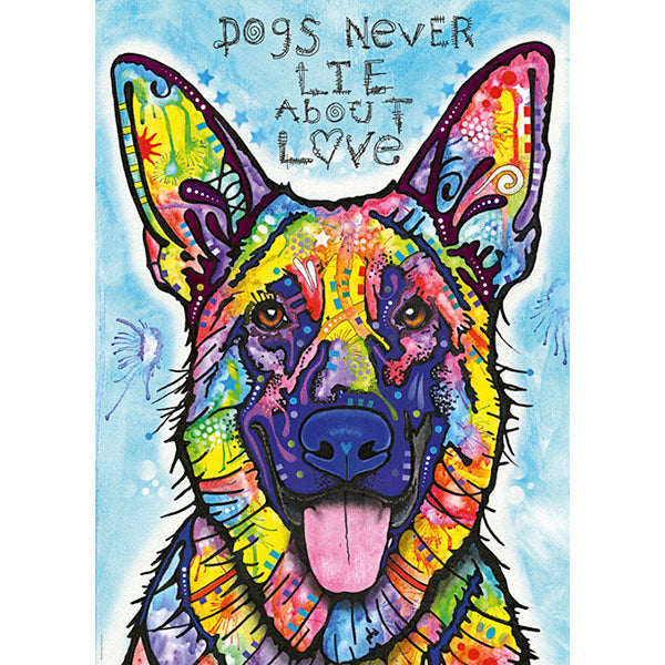 Jolly Pets, Dogs Never Lie, 1000 Pieces Puzzle