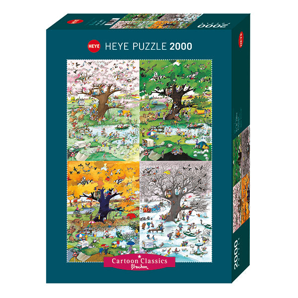 4 Seasons, Roger Blachon, 2000 Pieces Puzzle
