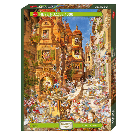 Romantic Town By Day, Michael Ryba, 1000 Pieces Puzzle